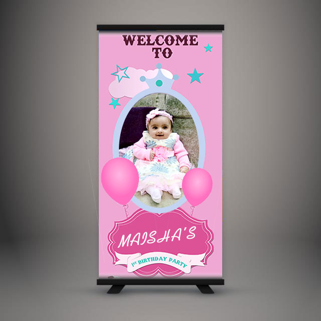 Printlipi 3X6 Roll up standee at best Price